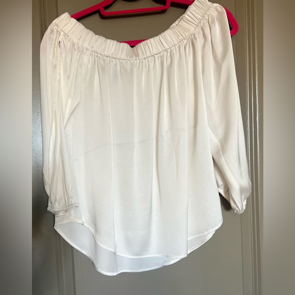 Cream blouse